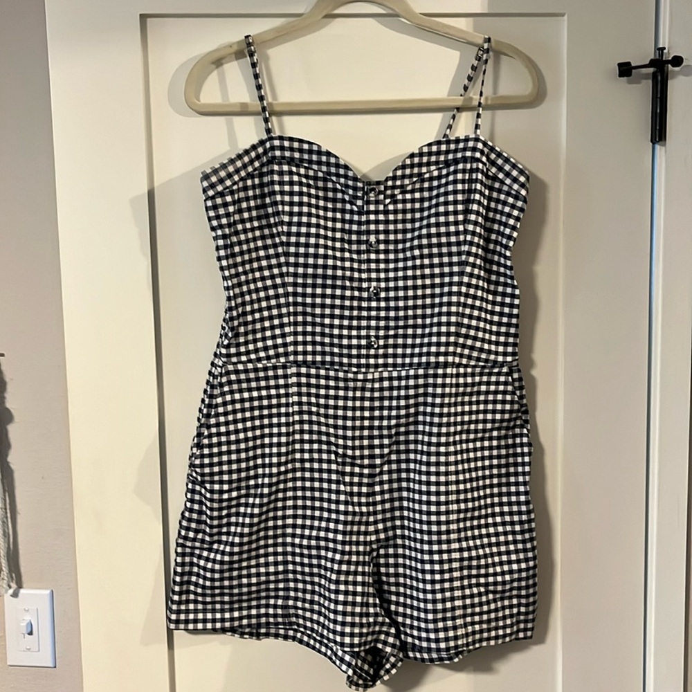 Abercrombie Checkered Romper